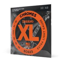 Encordoamento Guitarra 010 Daddario Flatwound Ecg23 Chromes Encordoamento Guitarra 010 Daddario Flatwound Ecg23 Chromes