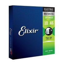 Encordoamento Guitarra 010 Elixir Light Optiweb 19052 Made in USA