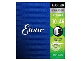 Encordoamento Guitarra 010 Elixir Optiweb Light