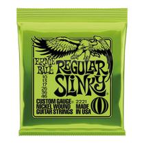 Encordoamento Guitarra 010 Ernie Ball Regular Slinky Níquel