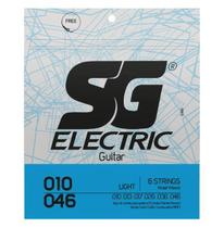 Encordoamento Guitarra 010 Sg Nickel Wound Corda Mi Extra Encordoamento Guitarra 010 Sg Nickel Wound Corda Mi Extra