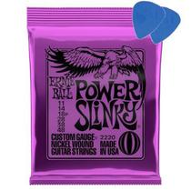 Encordoamento Guitarra 011 Ernie Ball Power Slinky Original