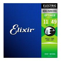 Encordoamento Guitarra 011 OPTIWEB 19102 - Elixir