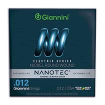 Encordoamento Guitarra 012 Giannini NANOTEC GEEGST12PN