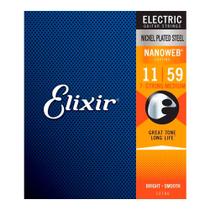 Encordoamento Guitarra 7 Cordas .011 Elixir Nanoweb Medium Encordoamento Guitarra 7 Cordas .011 Elixir Nanoweb Medium