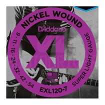 Encordoamento Guitarra 7 Cordas EXL120-7 009 - D'addario