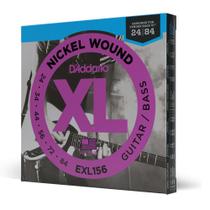 Encordoamento Guitarra Baritona Baixo 6C D'Addario EXL156 Encordoamento Guitarra Baritona Baixo 6C D'Addario EXL156