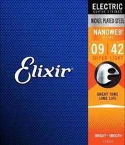 Encordoamento Guitarra Corda Elixir Super Light 0942 Nanoweb 12002 Encordoamento Guitarra Corda Elixir Super Light 0942 Nanoweb 12002