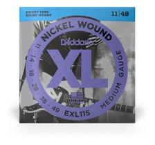Encordoamento Guitarra D'addario Exl115-b 0.11 - 0.49 Exl115