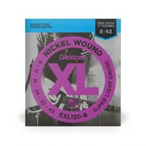 Encordoamento Guitarra Daddario EXL120B Nickel Wound 0942 Corda Extra Super Light