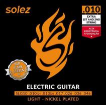 Encordoamento Guitarra Dlp Calibre 0.010 Slg10 Solez