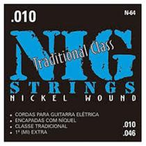 Encordoamento Guitarra Elétrica N64 Nig Encordoamento Guitarra Elétrica N64 Nig