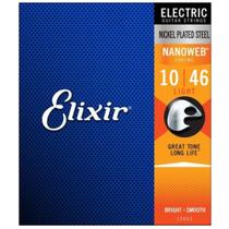 Encordoamento Guitarra Elixir 010 Light Nanoweb 12052