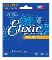 Encordoamento Guitarra Elixir 010 Nanoweb Light