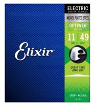 Encordoamento Guitarra Elixir Optiweb 011 049 Medium 19102