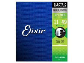 Encordoamento Guitarra Elixir Optiweb 011 049 Medium 19102