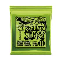 Encordoamento Guitarra Ernie Ball 010-046 Regular Slinky 2221