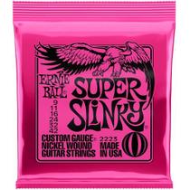 Encordoamento guitarra ernie ball 2223 0.009 super slinky níquel jogo de cordas