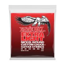 Encordoamento Guitarra Ex Light Niquel Wound Ernie Ball 010 2210