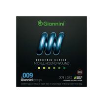 Encordoamento Guitarra GEEGST9 Super Leve 009 Nickel Round Wound Giannini