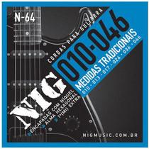 Encordoamento Guitarra Nig N64 .010