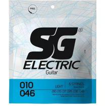 Encordoamento Guitarra SG 010 Niquel 010 046 Jogo com 6 Encordoamento Guitarra SG 010 Niquel 010 046 Jogo com 6
