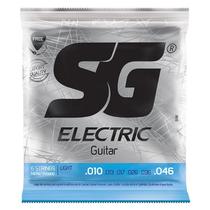 Encordoamento guitarra sg 010 niquel 5198 mi extra e palheta