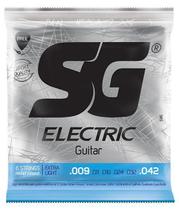 Encordoamento Guitarra Sg 5145 .009-.042 Extra Leve - Izzo