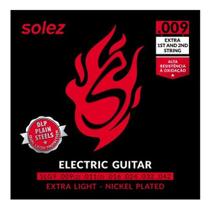 Encordoamento Guitarra Solez 0.9 Slg9 Extra L Cordas Extras