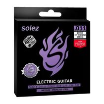 Encordoamento Guitarra Solez 011 Stainless Steel + 2 Cordas Encordoamento Guitarra Solez 011 Stainless Steel + 2 Cordas