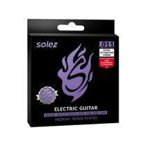 Encordoamento Guitarra Solez SLG 11 Plain Steels