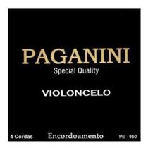 Encordoamento Jogo De Cordas Para Violoncelo Paganini Pe960