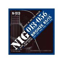 Encordoamento Jogo De Cordas Violão 013 Nig N513 + Mi Extra Encordoamento Jogo De Cordas Violão 013 Nig N513 + Mi Extra