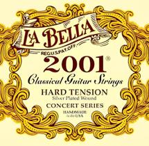 Encordoamento LA BELLA 2001 Hard Tension Violão Nylon
