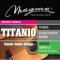 Encordoamento Magma GC110TED Revestido Violao Nylon Tensao Media, Titanio