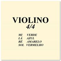Encordoamento mauro calixto para violino 3/4 e ou 4/4 jogo de corda tensão média apresentação show igreja - M. CALIXTO