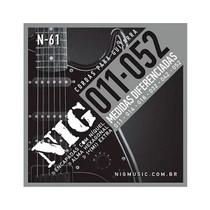 Encordoamento Nig Cordas Guitarra 011 Medidas Diferenciadas