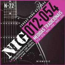 Encordoamento nig guitarra 6 cordas n72 Encordoamento nig guitarra 6 cordas n72