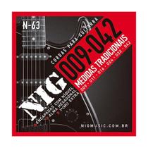 Encordoamento NIG N-63 009 042 para Guitarra Elétrica Cordas