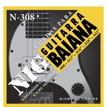 Encordoamento nig n308 p/guitarra baiana 008/042