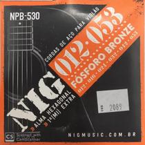 Encordoamento nig violão aço 0.12 fosforo bronze