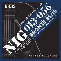 Encordoamento nig violao aco 013 bronze 85/15 6 cordas n513