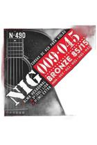 Encordoamento nig violao aco/bronze .009/.045 6 cordas n490 (h-7 / 9)