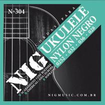 Encordoamento Nylon Nig N 304 Ukulele Soprano Preto