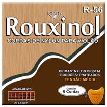 Encordoamento Nylon Para Violão Tensão Média R56 Rouxinol