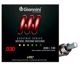 Encordoamento p/ baixo giannini pesado geebrs/6 0.032"