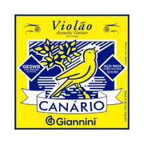 Encordoamento p/ Violão GIANNINI CANÁRIO Aço GESWB