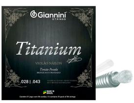 Encordoamento p/ violão giannini titanium nylon genwta Encordoamento p/ violão giannini titanium nylon genwta