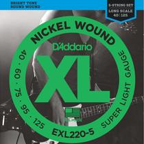 Encordoamento para Baixo 4 Cordas EXL220 040 - D'addario