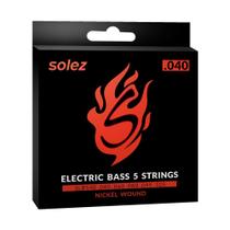 Encordoamento Para Baixo 5 Cordas 040 125 Solez SLB540